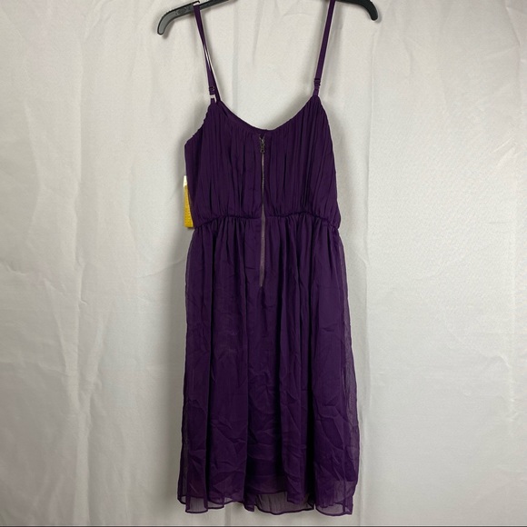 NWT Alice & Olivia Midi Plum Dress - Picture 6 of 9